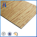 Pared de madera de la cortina de madera ACP Panel de aluminio compuesto de madera